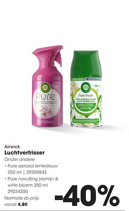 Airwick Luchtverfrisser -40%