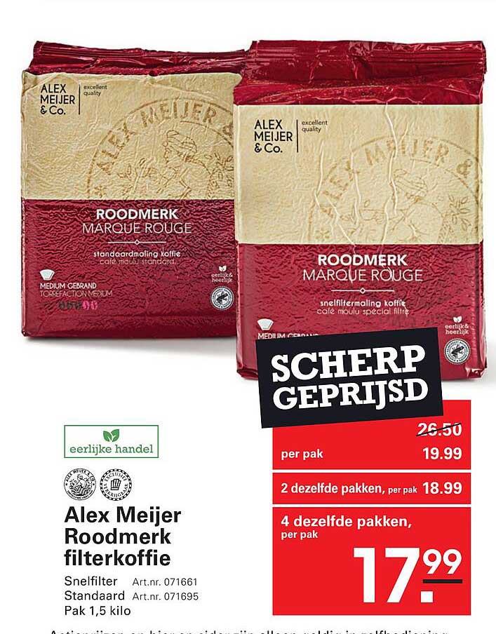 Alex Meijer Roodmerk filterkoffie