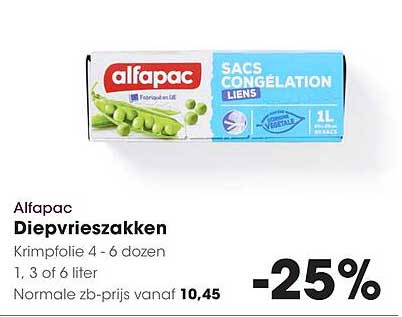 Alfapac Diepvrieszakken -25%