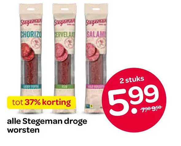 alle Stegeman droge worsten