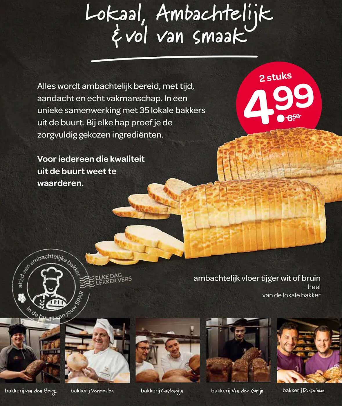 ambachtelijk vloer tijger wit of bruin heel van de lokale bakker