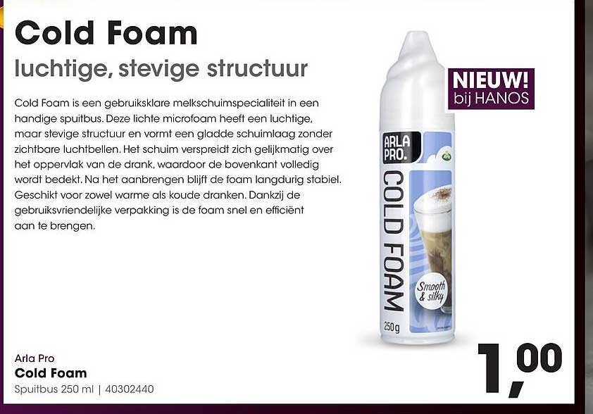 Arla Pro Cold Foam Spuitbus 250 ml