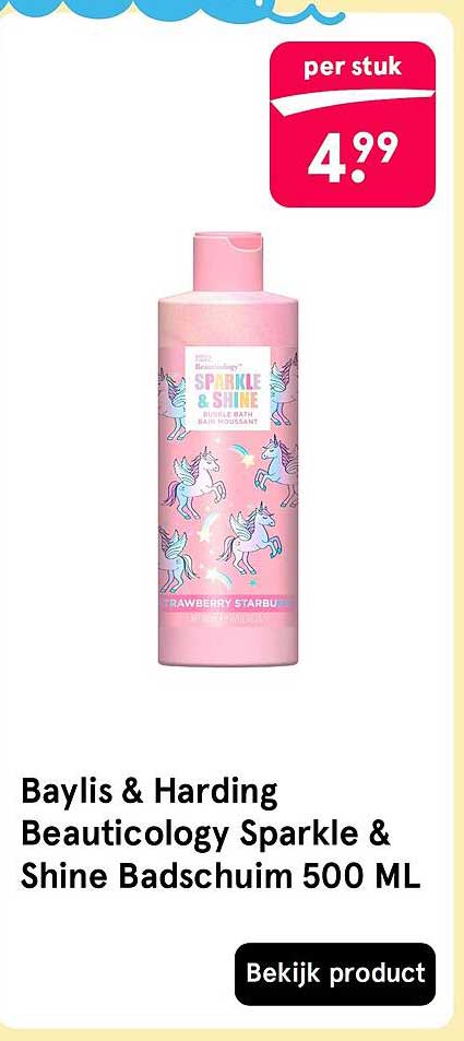 Baylis & Harding Beauticology Sparkle & Shine Badschuim 500 ML