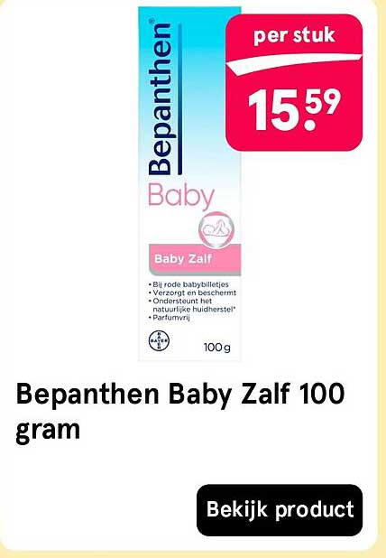 Bepanthen Baby Zalf 100 gram