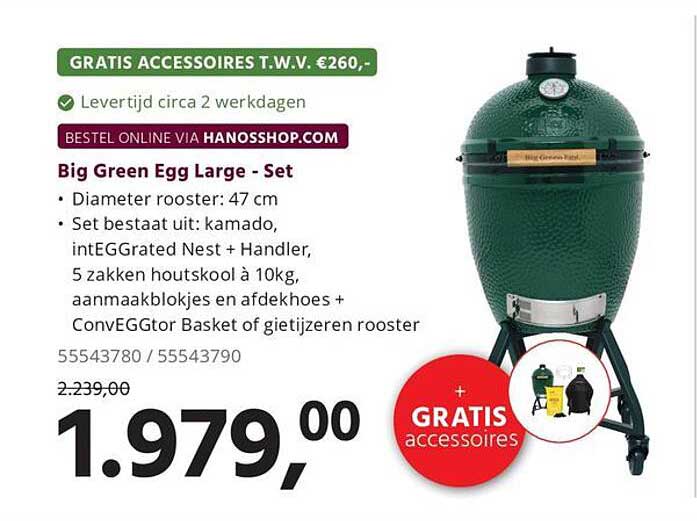Big Green Egg Large - Set