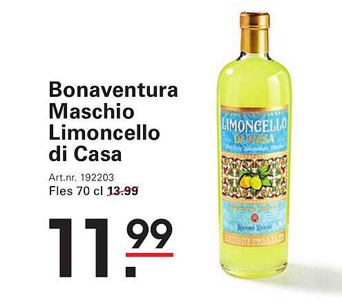 Bonaventura Maschio Limoncello di Casa