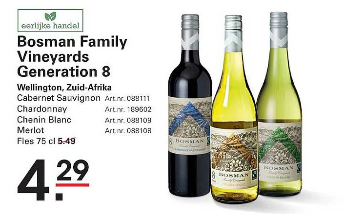 Bosman Family Vineyards Generation 8