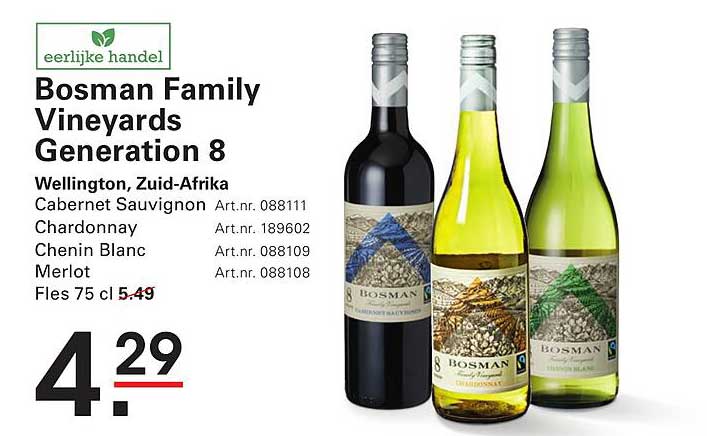 Bosman Family Vineyards Generation 8