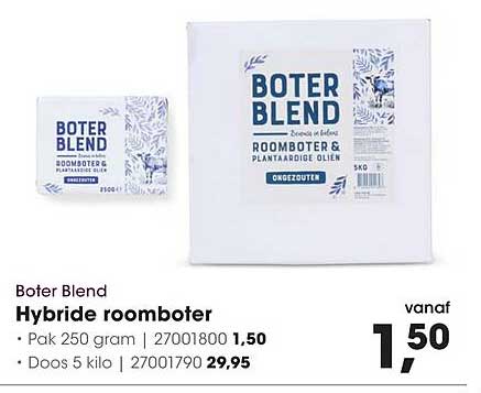 Boter Blend Hybride roomboter