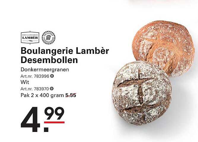 Boulangerie Lambèr Desembollen Donkermeerganen Wit