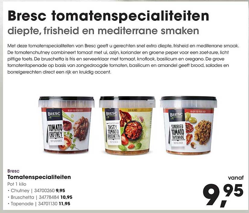 Bresc Tomatenspecialiteiten