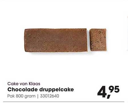 Chocolade druppelcake