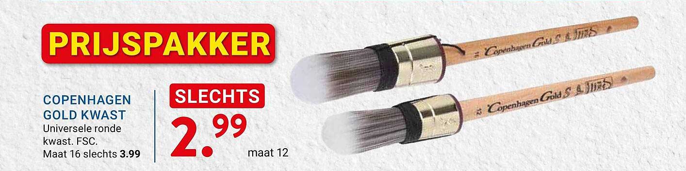 COPENHAGEN GOLD KWAST