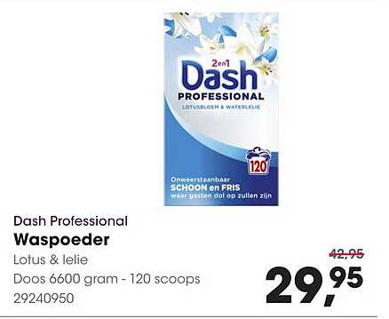 Dash Professional Waspoeder Lotus & lelie