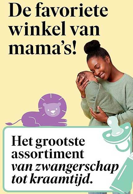 De favoriete winkel van mama’s! Het grootste assortiment van zwangerschap tot kraamtijd.