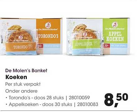 De Molen's Banket Koeken