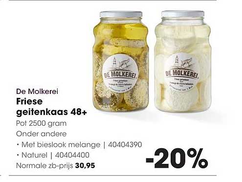 De Molkerei Friese geitenkaas 48+