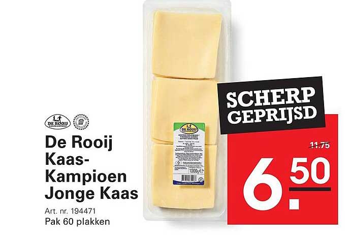 De Rooij Kaas-Kampioen Jonge Kaas