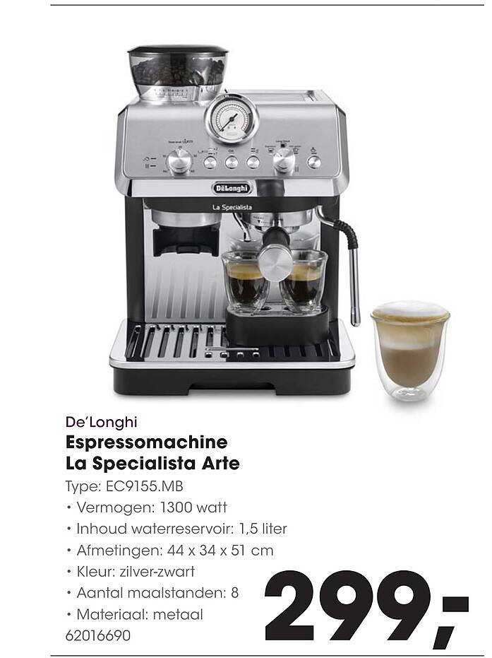 De’Longhi Espressomachine La Specialista Arte