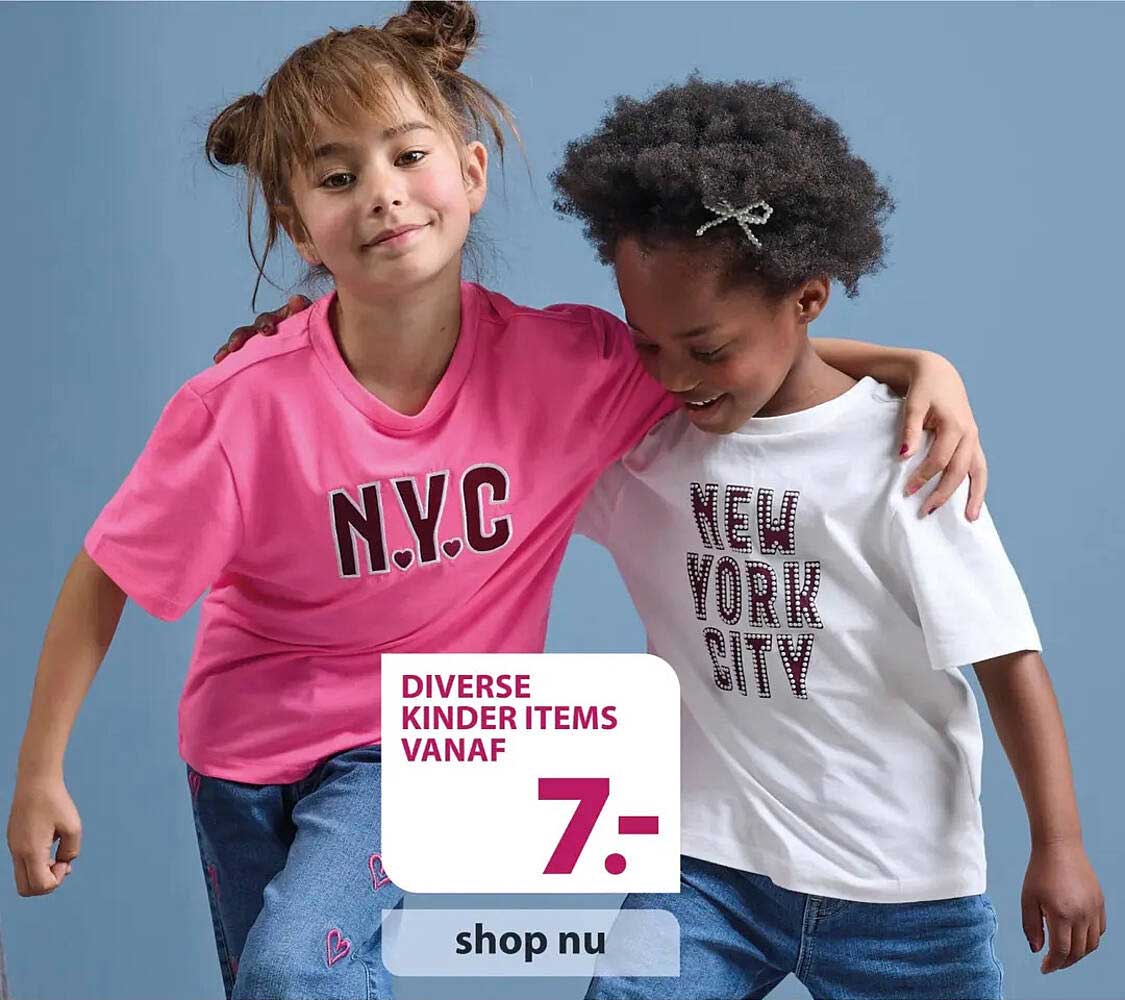 DIVERSE KINDER ITEMS VANAF