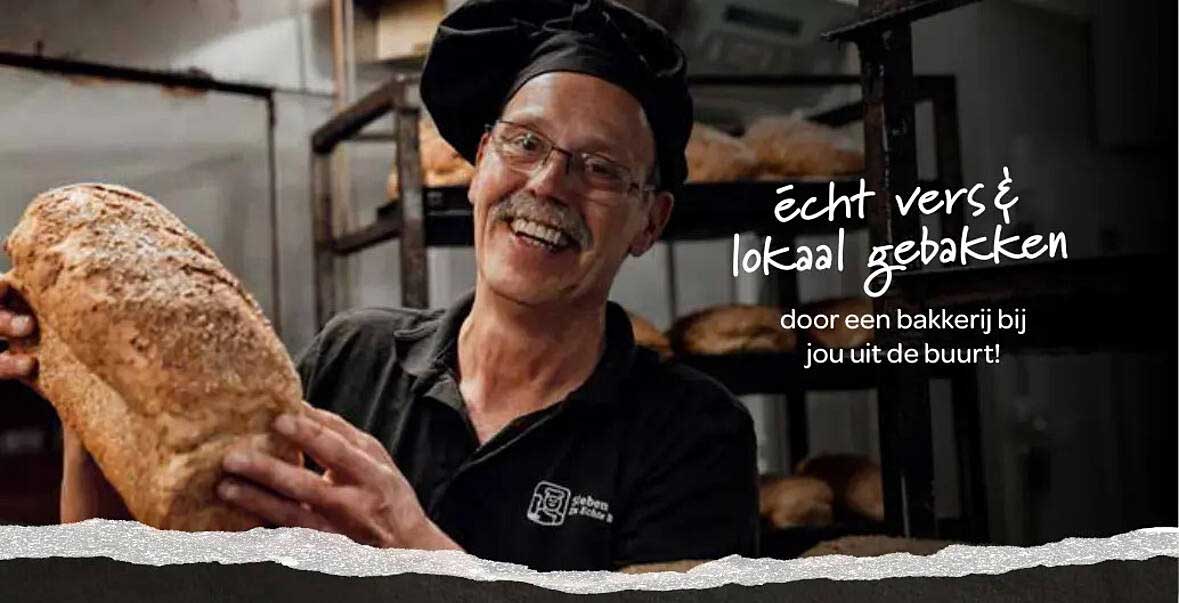 écht vers & lokaal gebakken door een bakkerij bij jou uit de buurt!