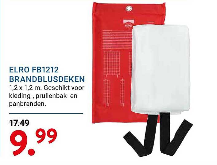 ELRO FB1212 BRANDBLUSDEKEN