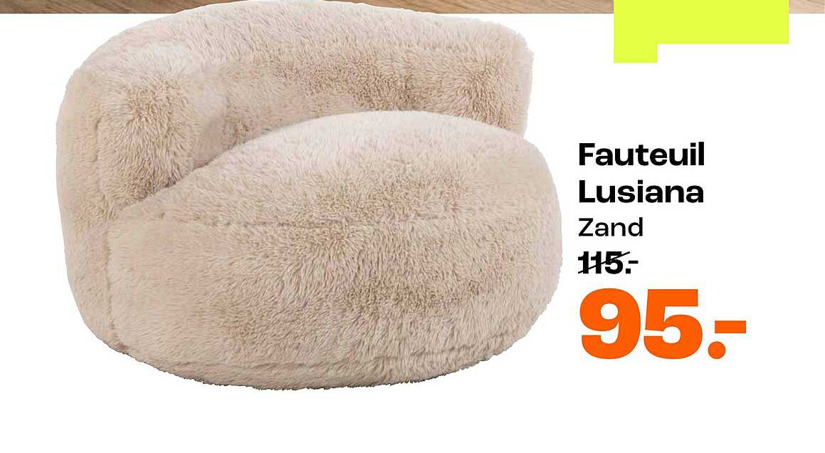 Fauteuil Lusiana Zand