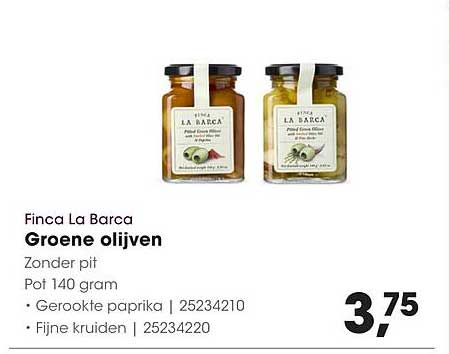 Finca La Barca Groene olijven