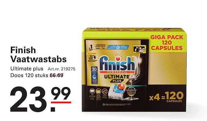 Finish Vaatwastabs Ultimate plus