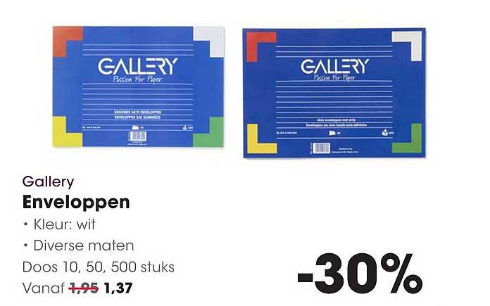 Gallery Enveloppen -30%