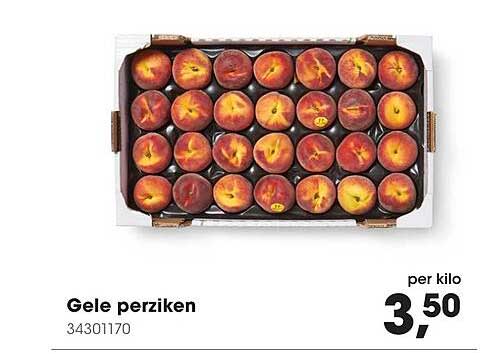 Gele perziken