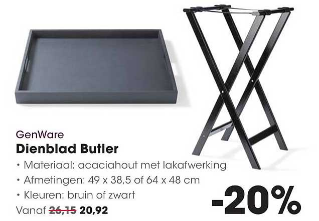 GenWare Dienblad Butler