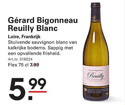 Gérard Bigonneau Reuilly Blanc