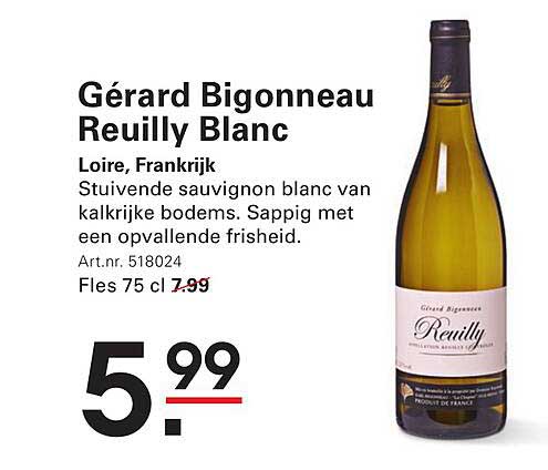 Gérard Bigonneau Reuilly Blanc
