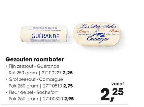 Gezouten roomboter