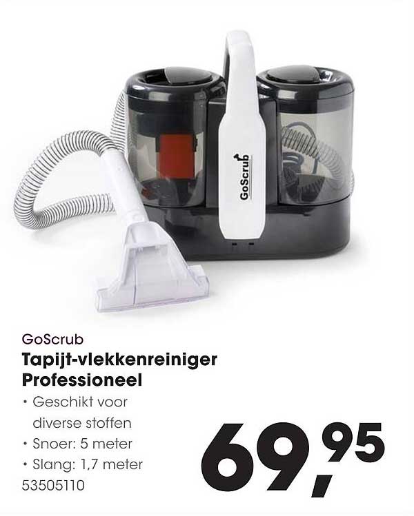 GoScrub Tapijt-vlekkenreiniger Professioneel