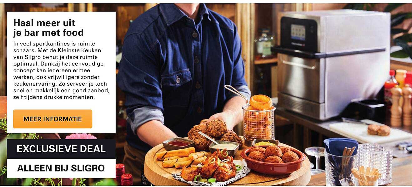 Haal meer uit je bar met food