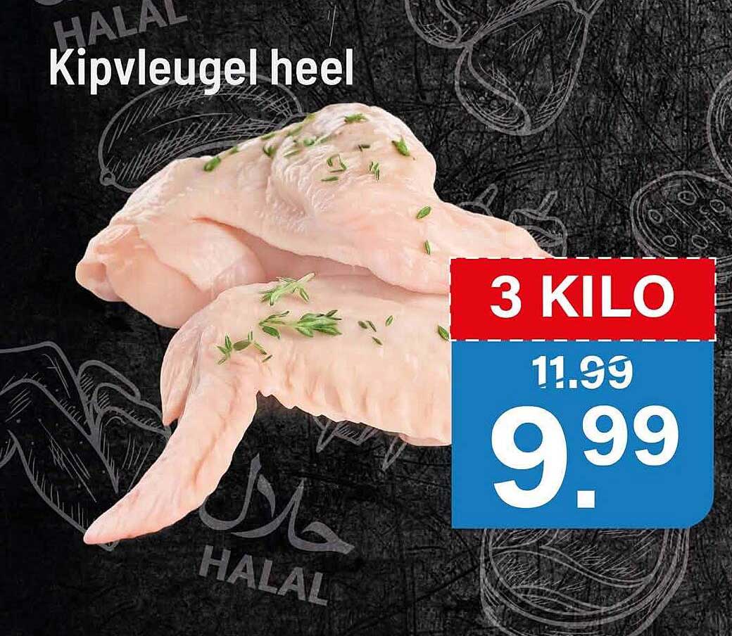 HALAL Kipvleugel heel