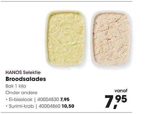 HANOS Selectie Broodsalades