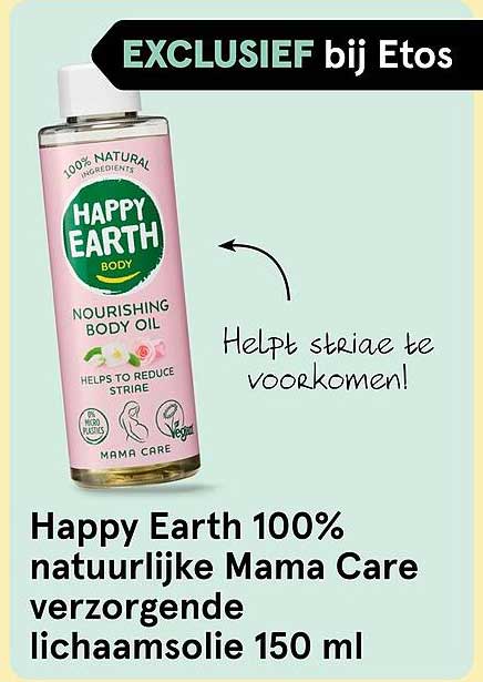 Happy Earth 100% natuurlijke Mama Care verzorgende lichaamsolie 150 ml