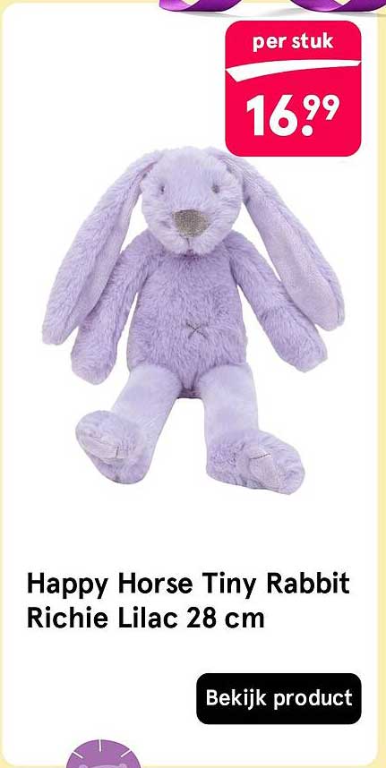 Happy Horse Tiny Rabbit Richie Lilac 28 cm