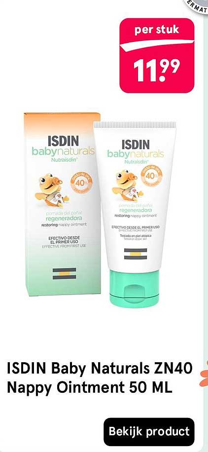ISDIN Baby Naturals ZN40 Nappy Ointment 50 ML
