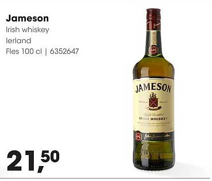 Jameson Irish whiskey Ierland Fles 100 cl | 6352647