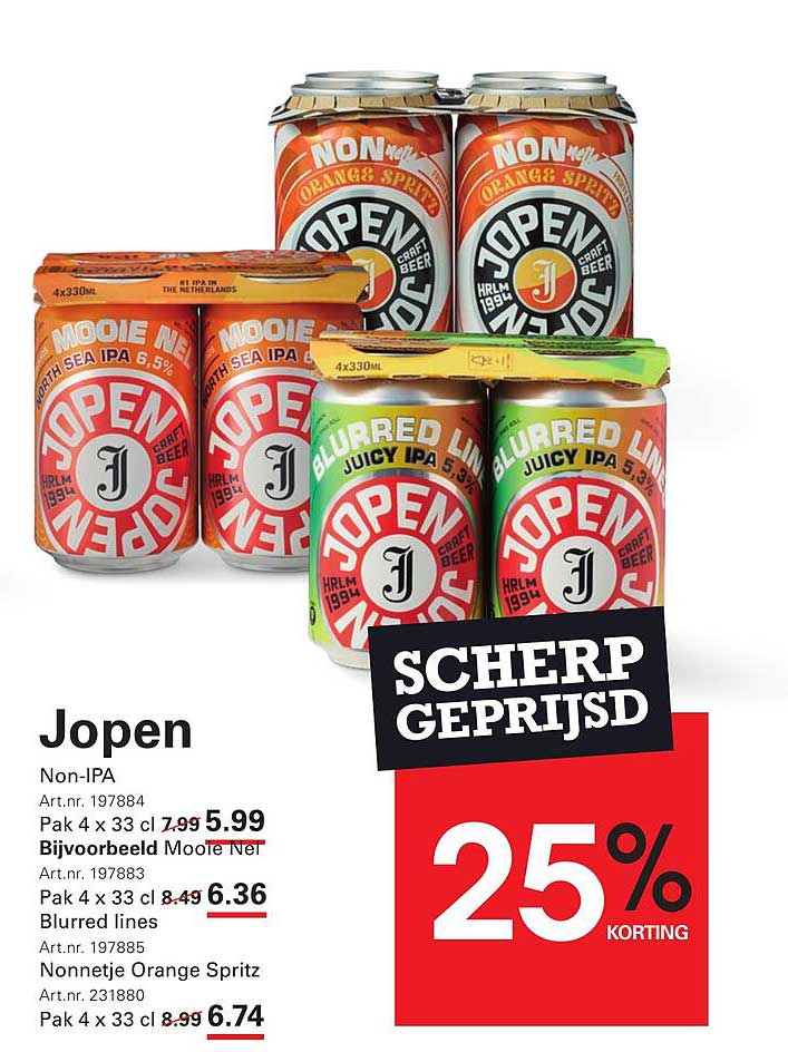 Jopen Non-IPA 25% KORTING