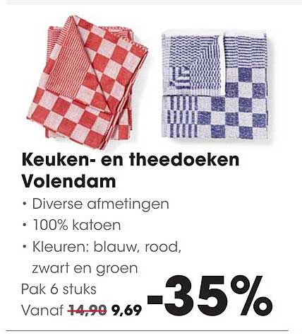 Keuken- en theedoeken Volendam