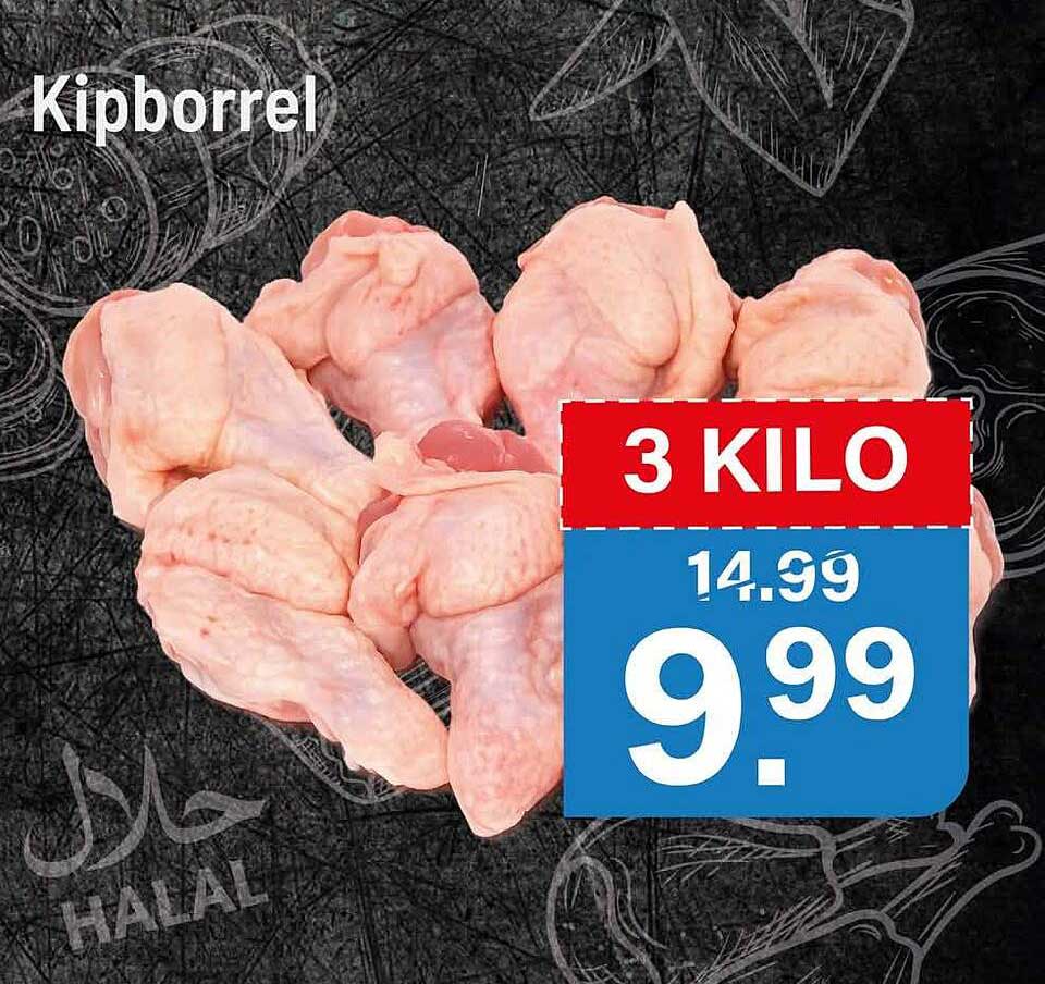 Kipborrel 3 KILO