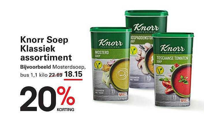 Knorr Soep Klassiek assortiment