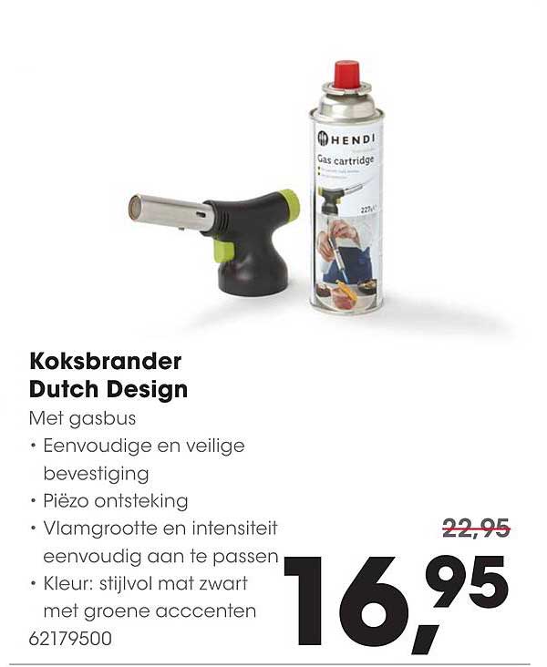 Koksbrander Dutch Design Met gasbus