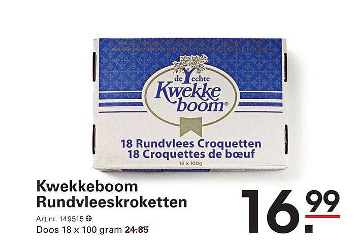 Kwekkeboom Rundvleeskroketten