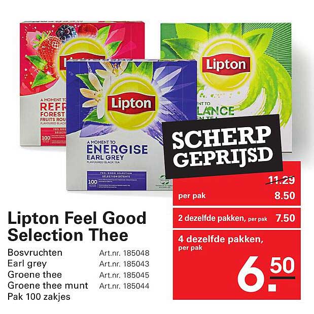 Lipton Feel Good Selection Thee